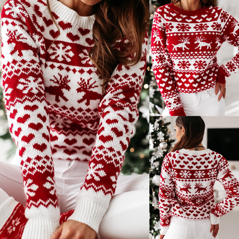 Women's knitted Christmas jumper