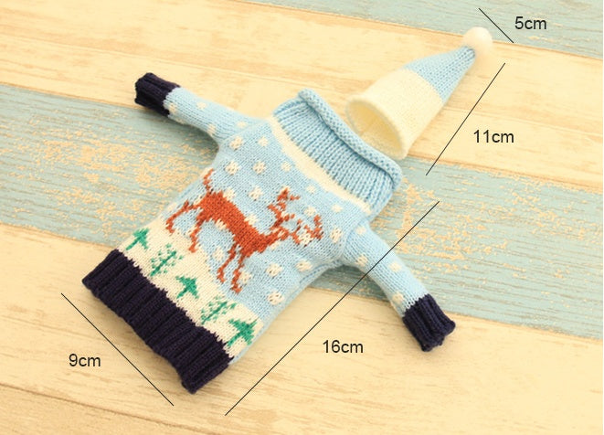 Christmas wine bottle sweater - view 7