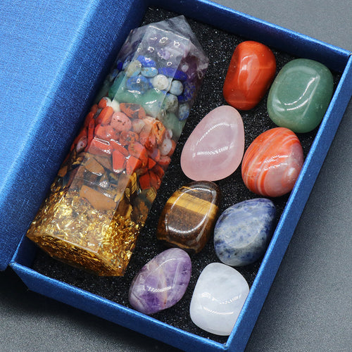 Chakra crystal gift box