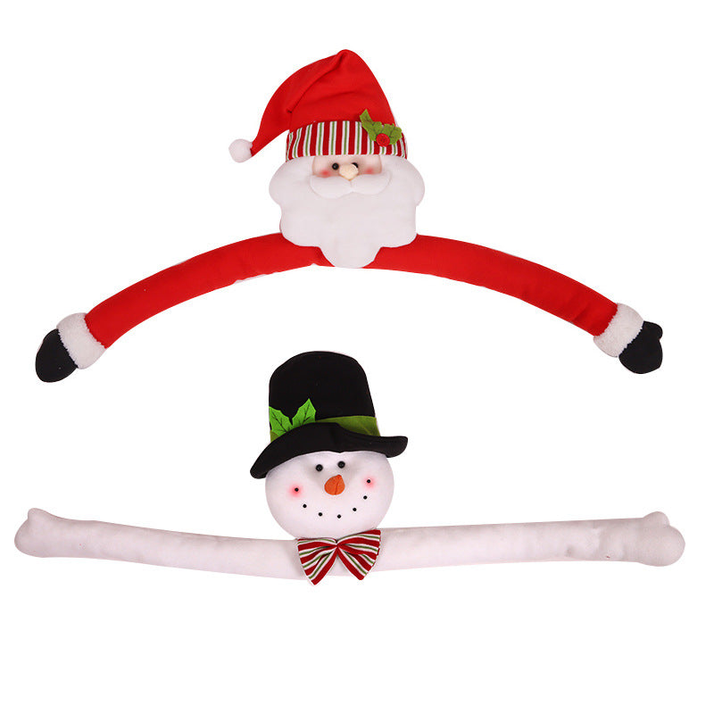 Santa and snowman Christmas tree topper - view 2