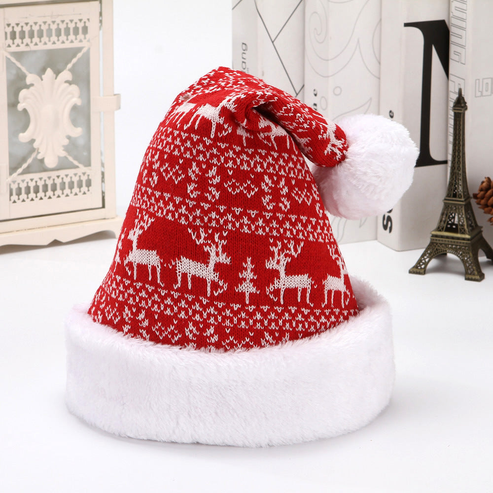 Knitted Nordic Santa hat