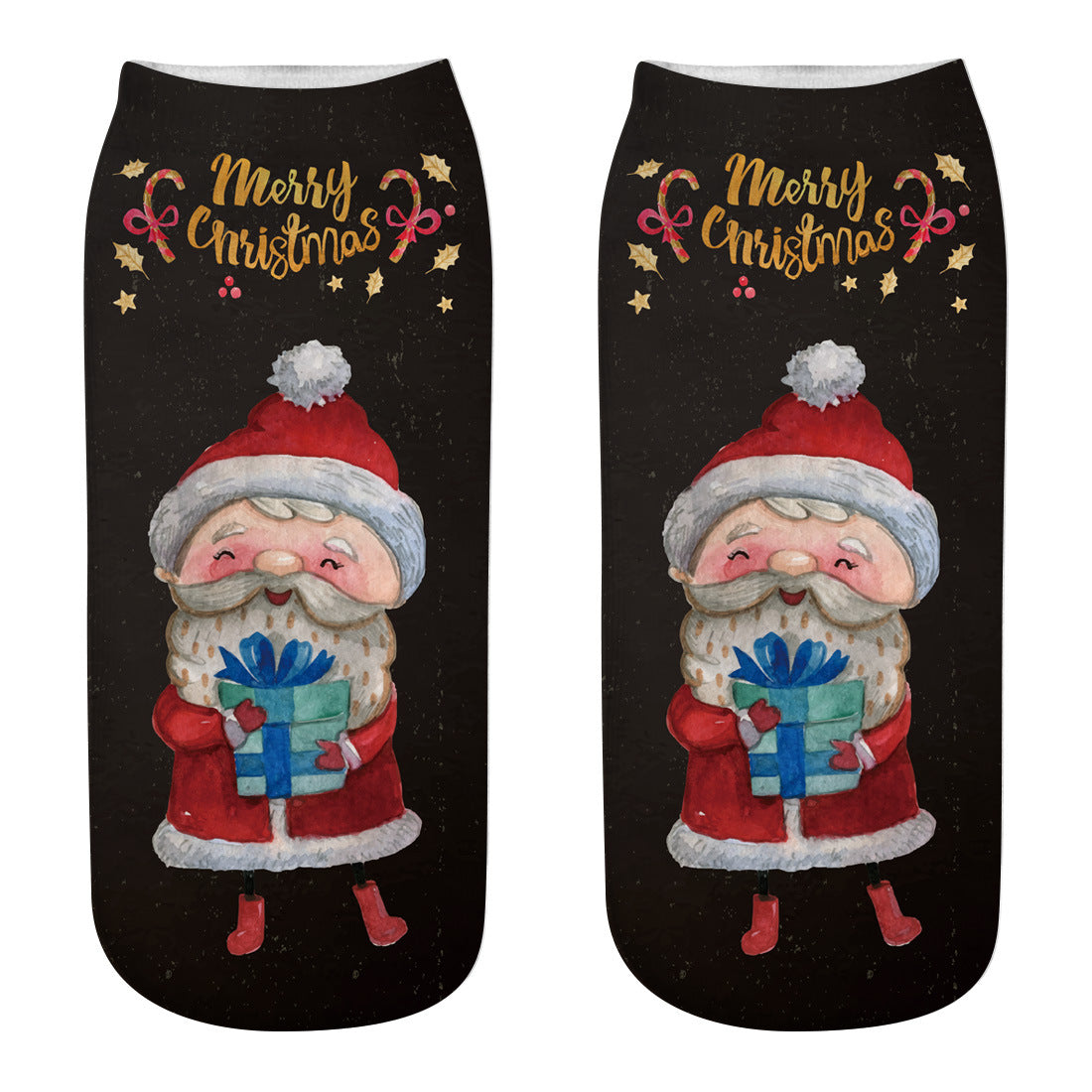 3D Print Christmas Ankle Socks - 12 Designs