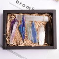 Raw crystal specimen gift box