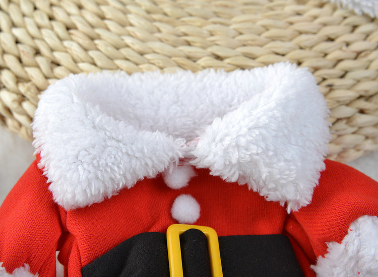 Pet Santa costume for dogs and cats - view 5