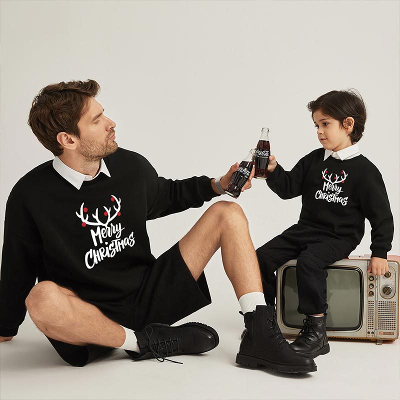 Matching family Christmas jumpers