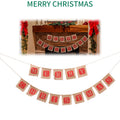 Merry Christmas burlap banner - view 5