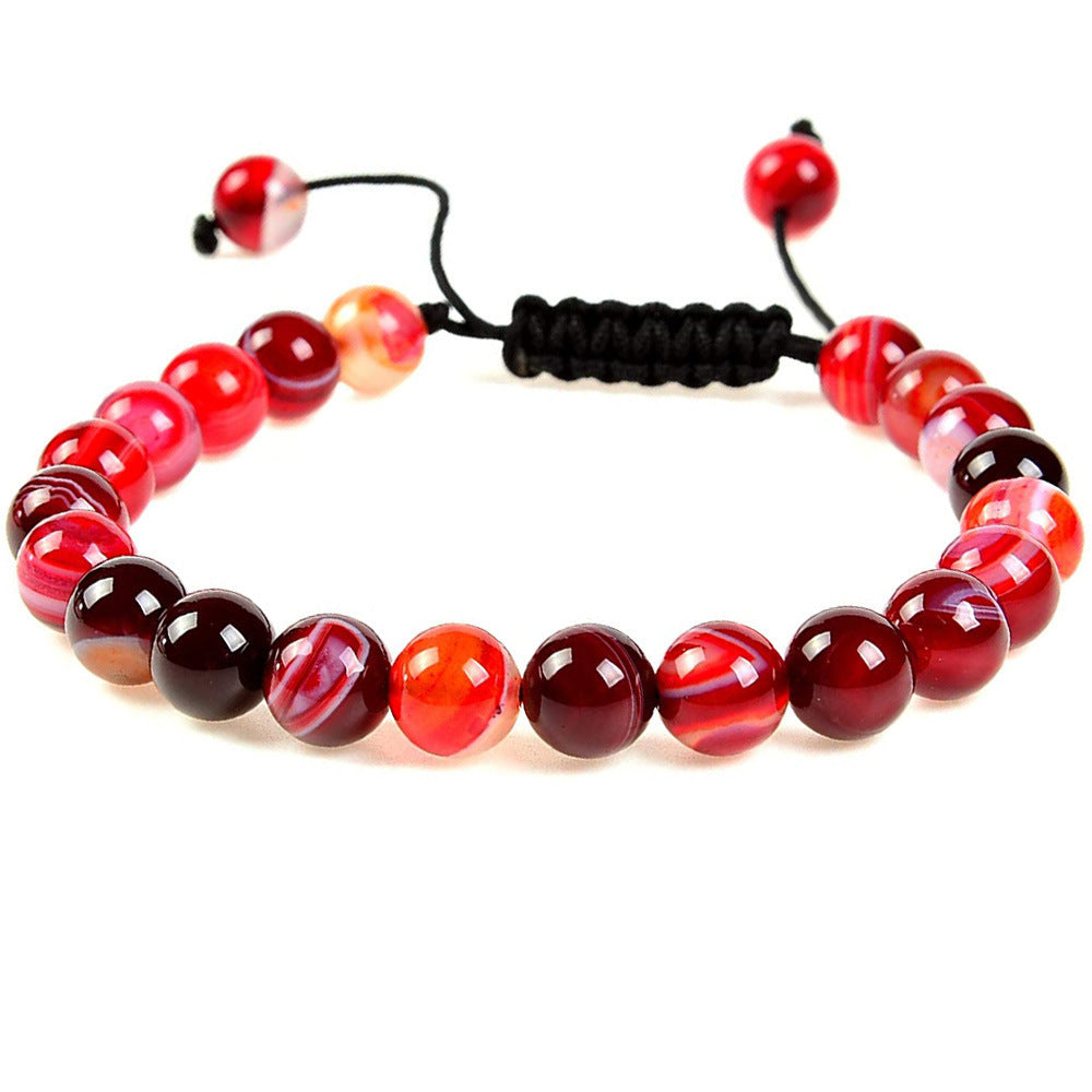 Natural stone bead bracelet