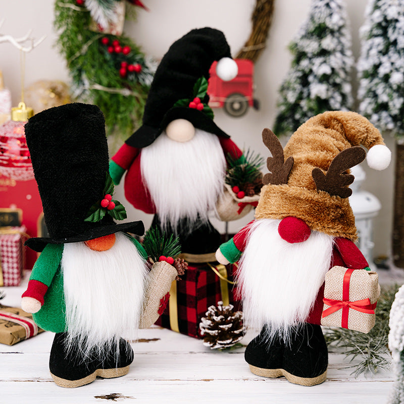 Christmas gnome plush doll