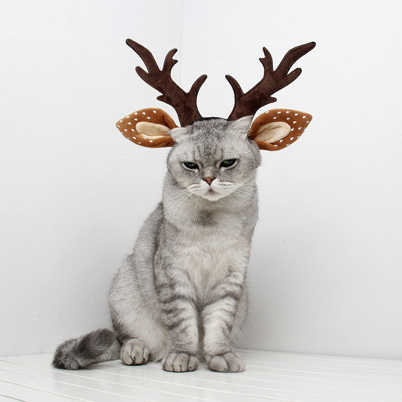 Dog reindeer antler headband - view 6