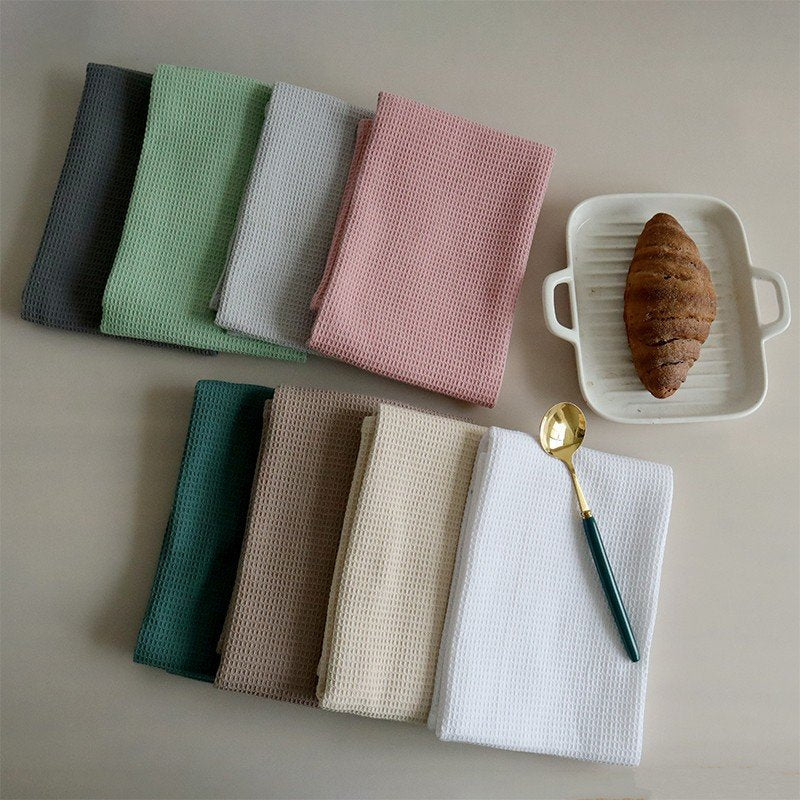 Nordic Waffle Weave Tea Towel - 8 Scandi Colours