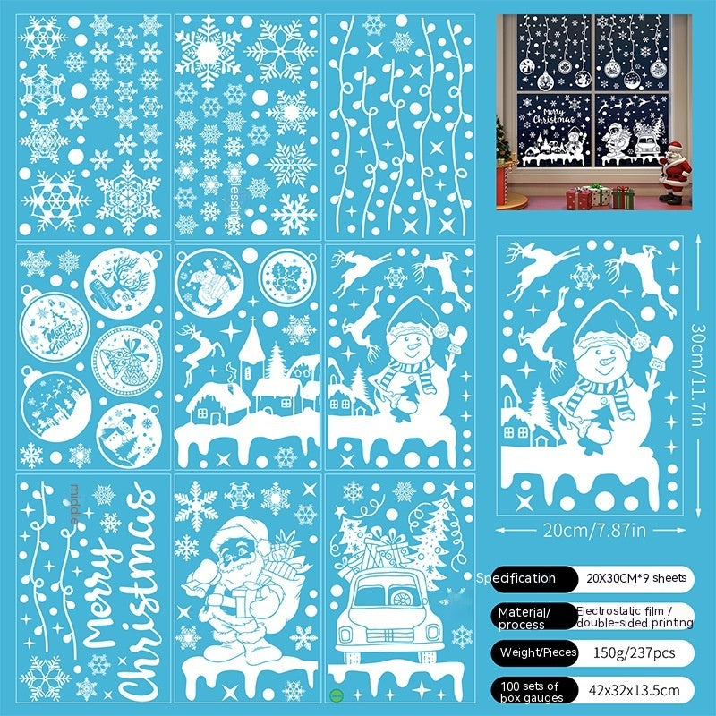 Christmas window clings - view 5