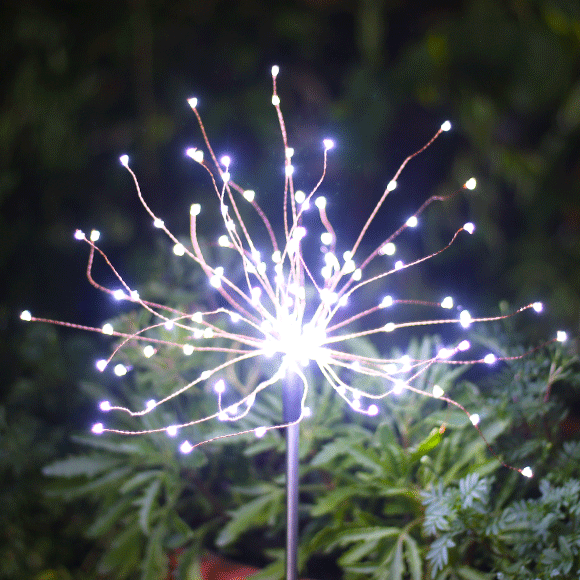 Solar fireworks garden lights - view 3
