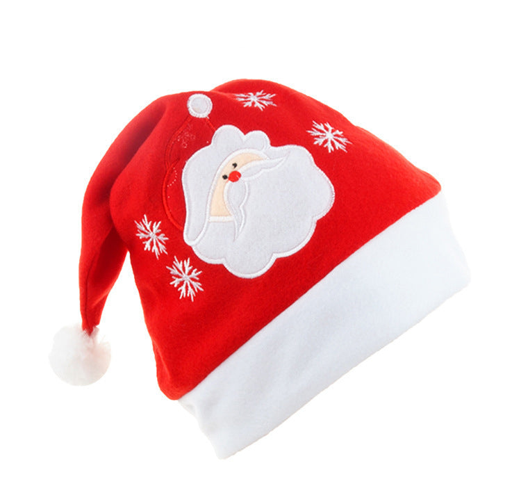 Embroidered Santa hat