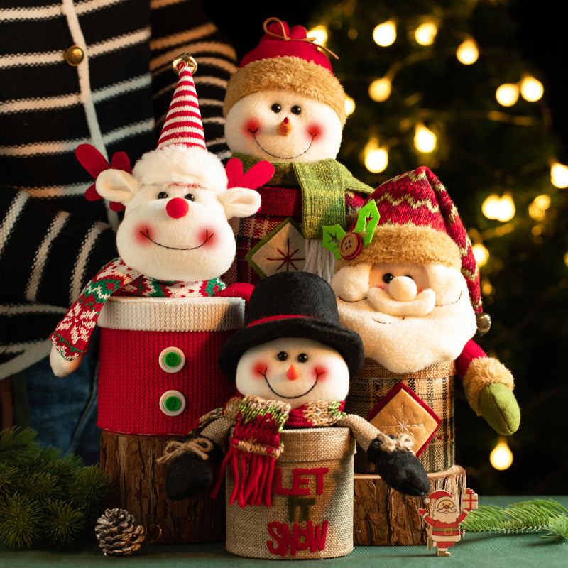 Plush Christmas candy box