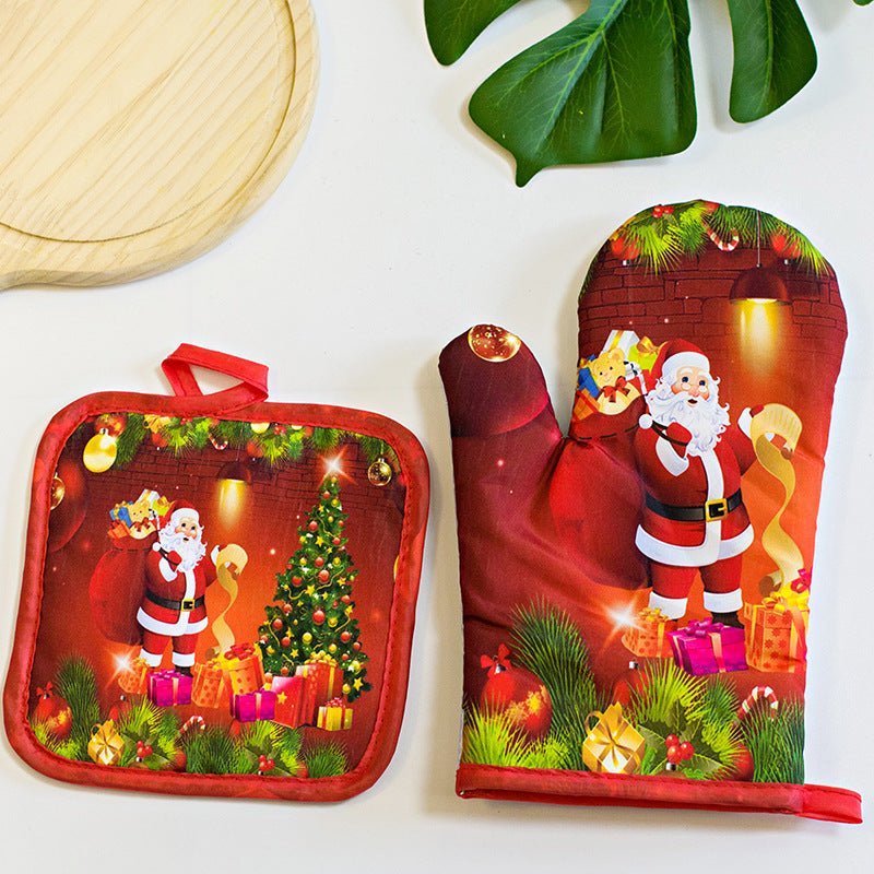 Christmas oven mitt - view 7