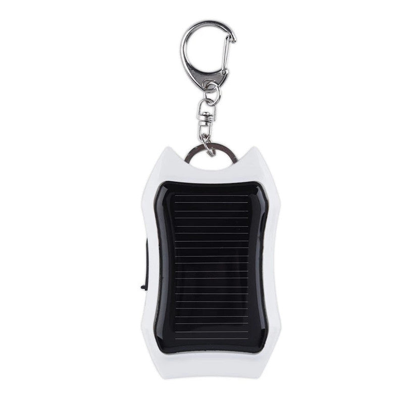 Solar Keychain Power Bank - Mini Emergency Phone Charger