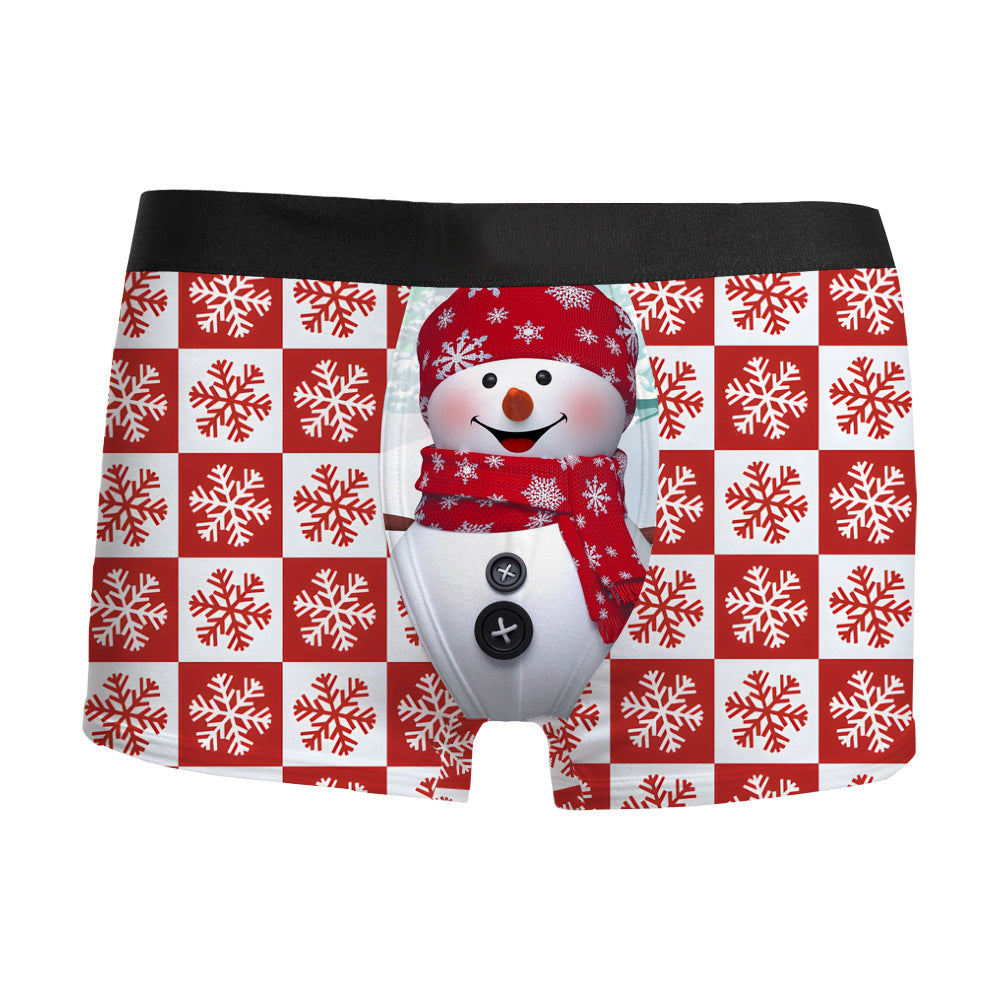 Mens Christmas boxer briefs
