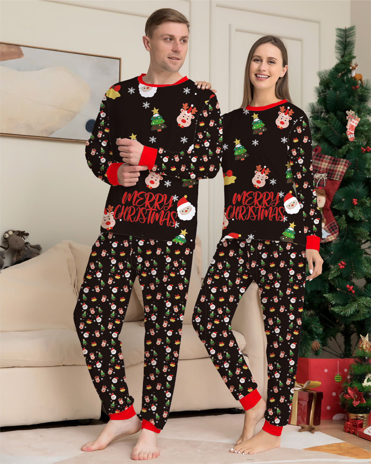 Matching Christmas Pyjamas for Dad & Mum - Festive PJ Set