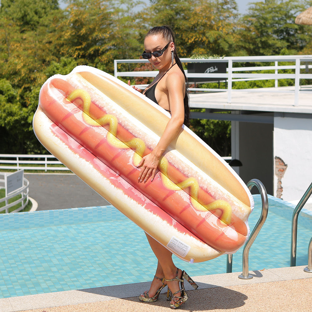 Hot dog pool float