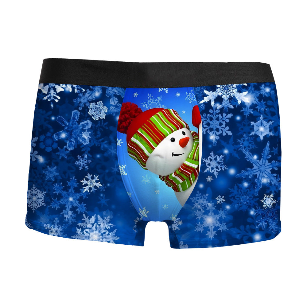 Men's Christmas Boxer Briefs - Funny Festive Undies, 8 Designs