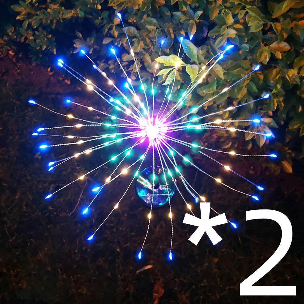 Solar fireworks garden lights - view 5