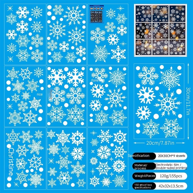 Christmas window clings - view 2