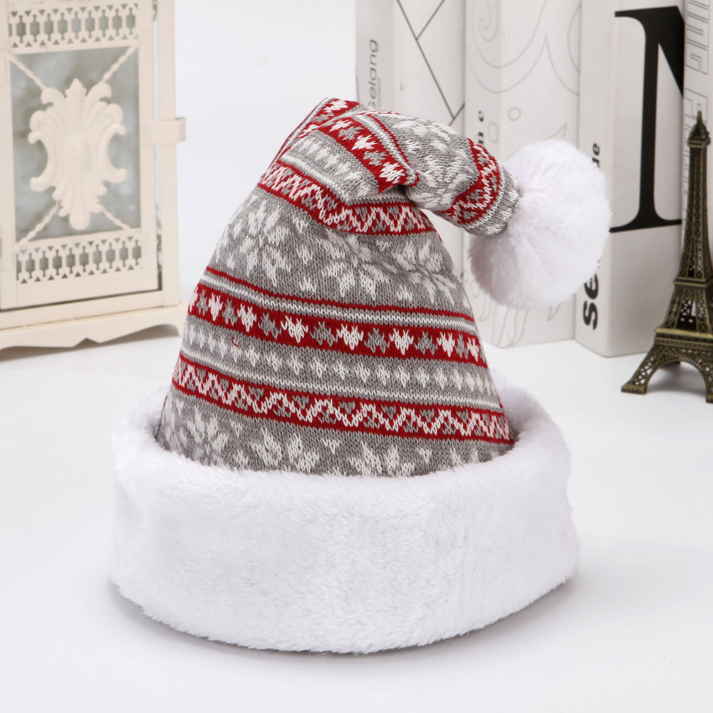 Knitted Nordic Santa hat