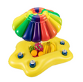 Palm tree drink holder float