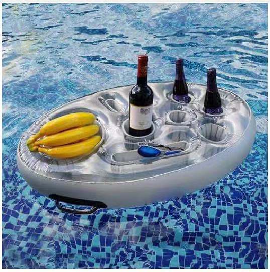 Floating Fruit & Drinks Platter - Inflatable Pool Serving Tray