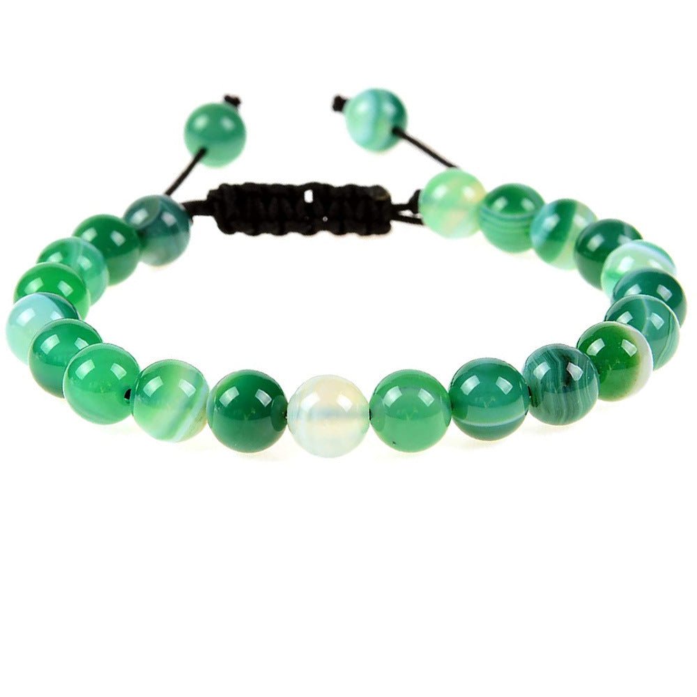 Natural stone bead bracelet