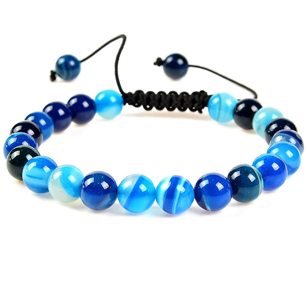 Natural stone bead bracelet