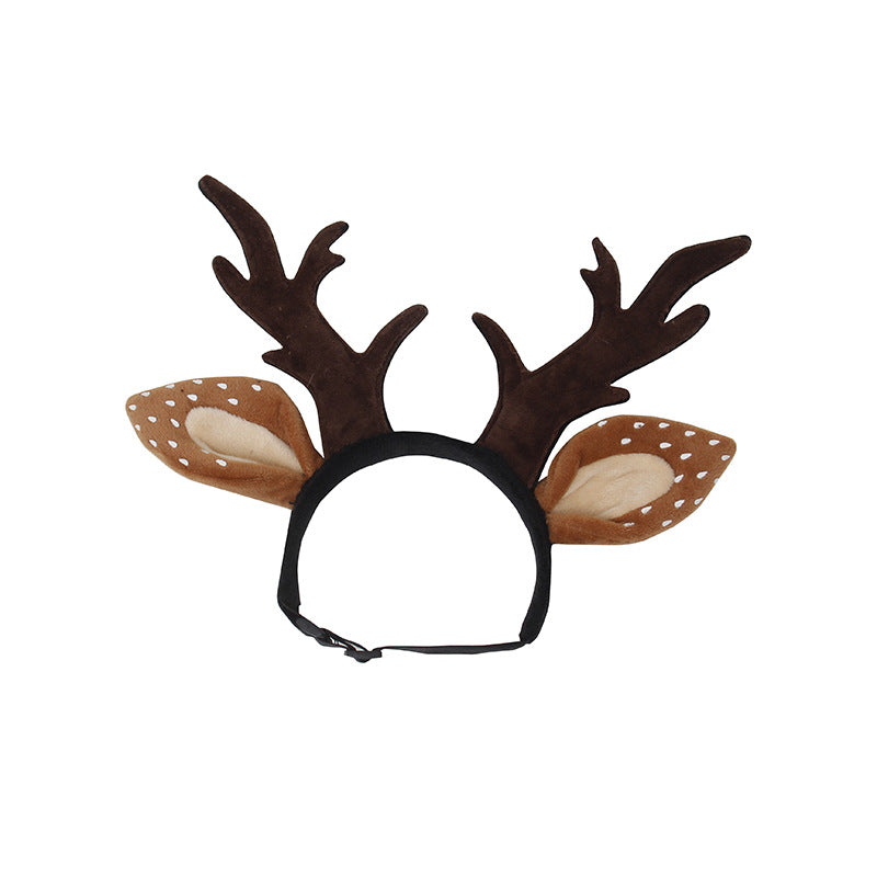 Dog reindeer antler headband - view 2
