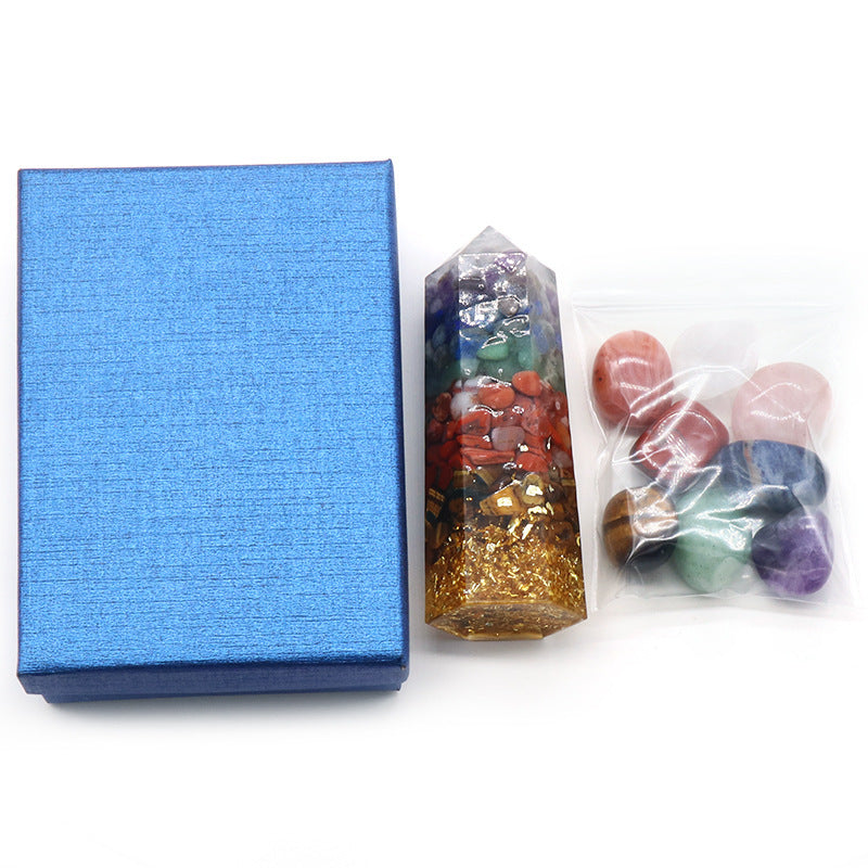 Chakra crystal gift box