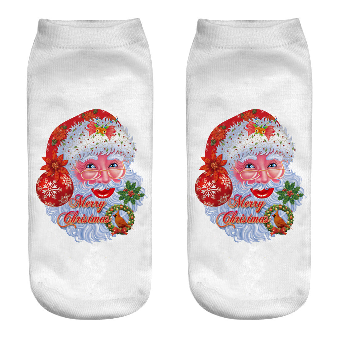 3D Print Christmas Ankle Socks - 12 Designs