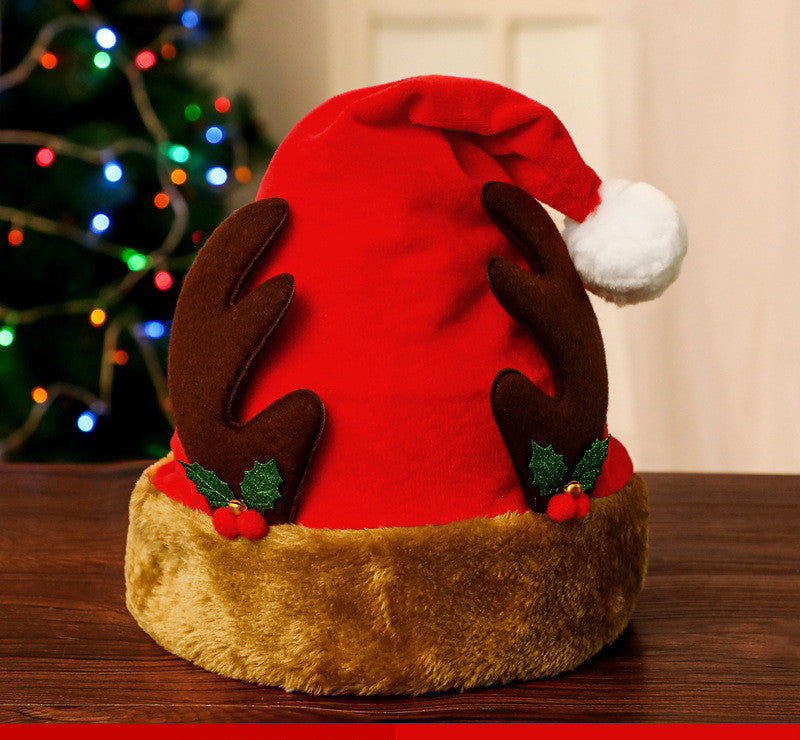 Funny Santa hat with glasses