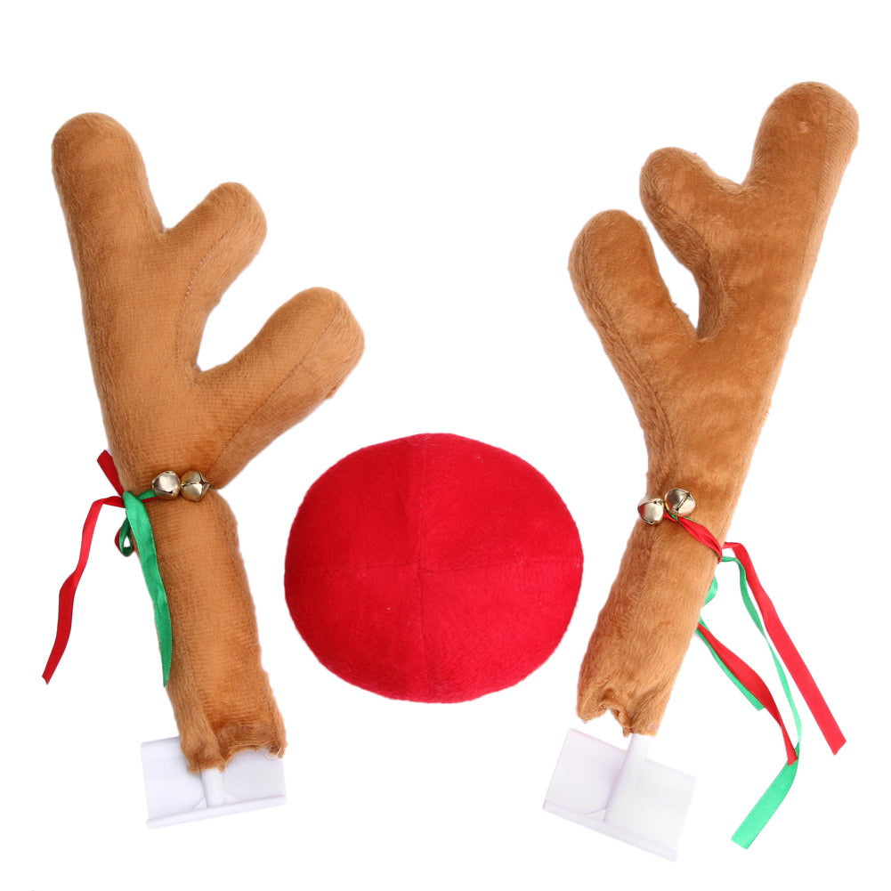 Reindeer car antlers and nose kit