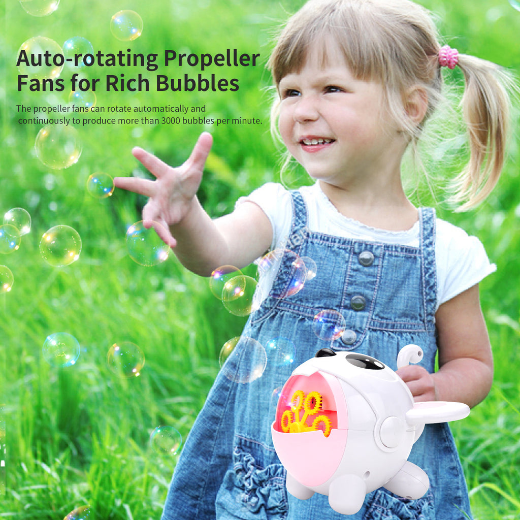 Automatic bubble machine