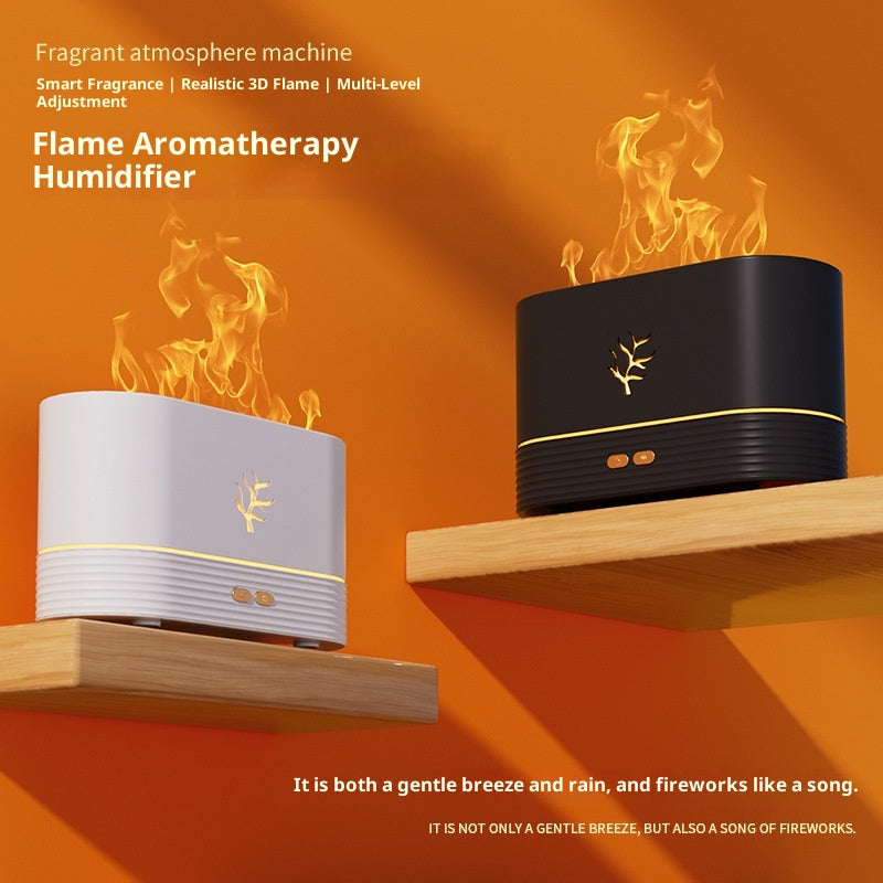 3D Flame Aroma Diffuser - Colourful Fire Mist Humidifier