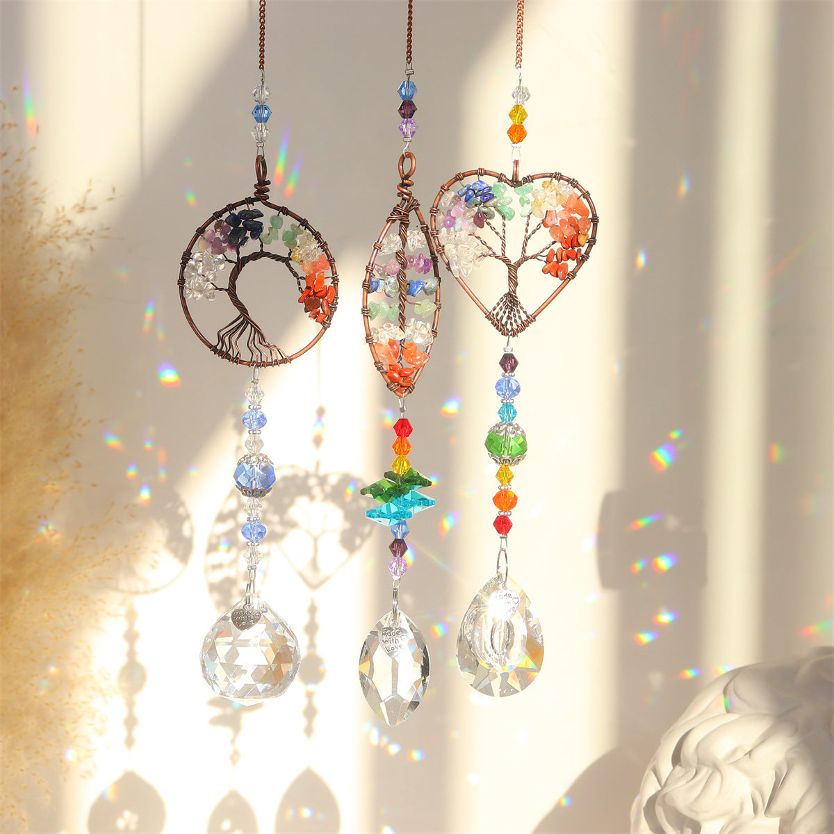 Tree of Life crystal suncatcher