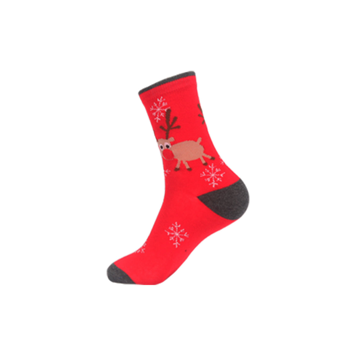 Christmas Socks - Santa, Reindeer & Snowman Designs (Single or 5 Pack)