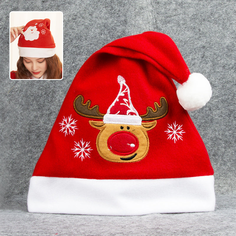Embroidered Santa hat
