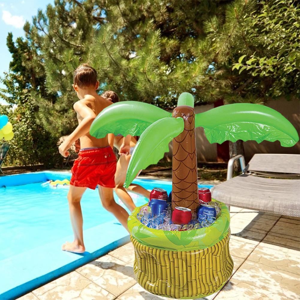 Palm Tree Inflatable Cooler - Ice Bucket for Drinks