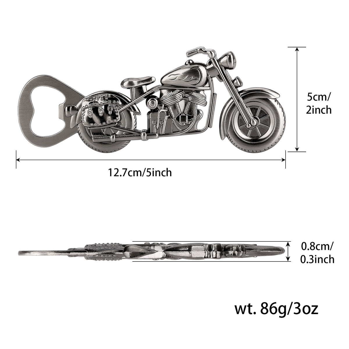 Motorcycle bottle opener gift box