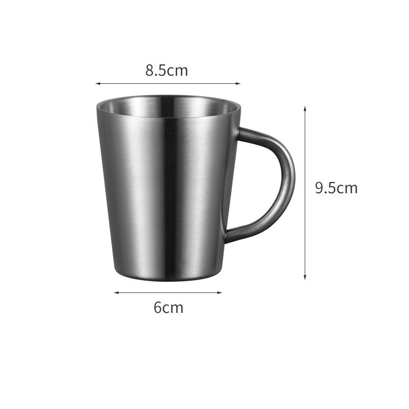 Double wall stainless steel beer mug