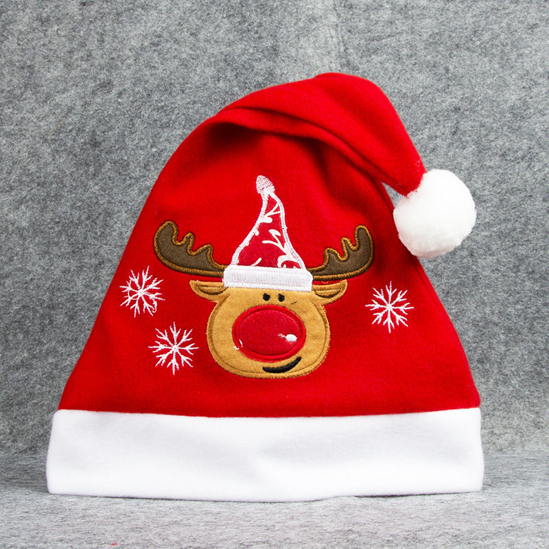 Embroidered Santa hat
