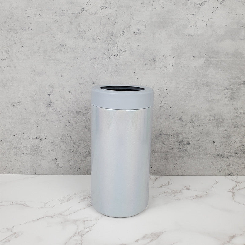 Stainless steel can cooler stubby holder