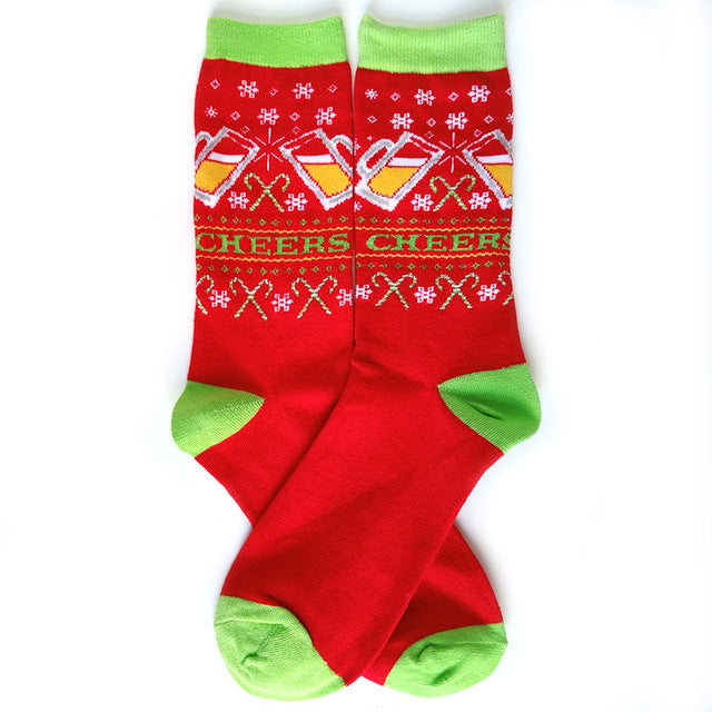 Men's Christmas Crew Socks - 16 Fun Festive Designs