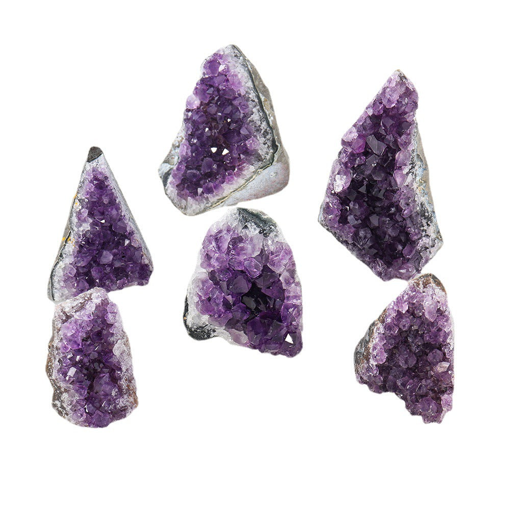 Natural amethyst cluster