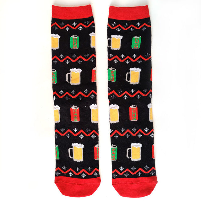 Men's Christmas Crew Socks - 16 Fun Festive Designs