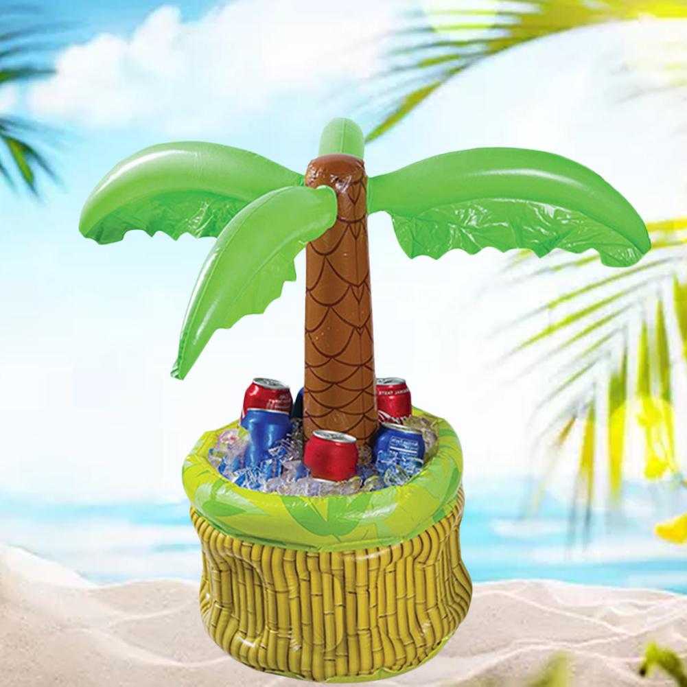 Palm Tree Inflatable Cooler - Ice Bucket for Drinks